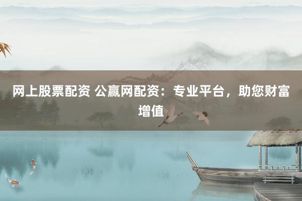 网上股票配资 公赢网配资：专业平台，助您财富增值